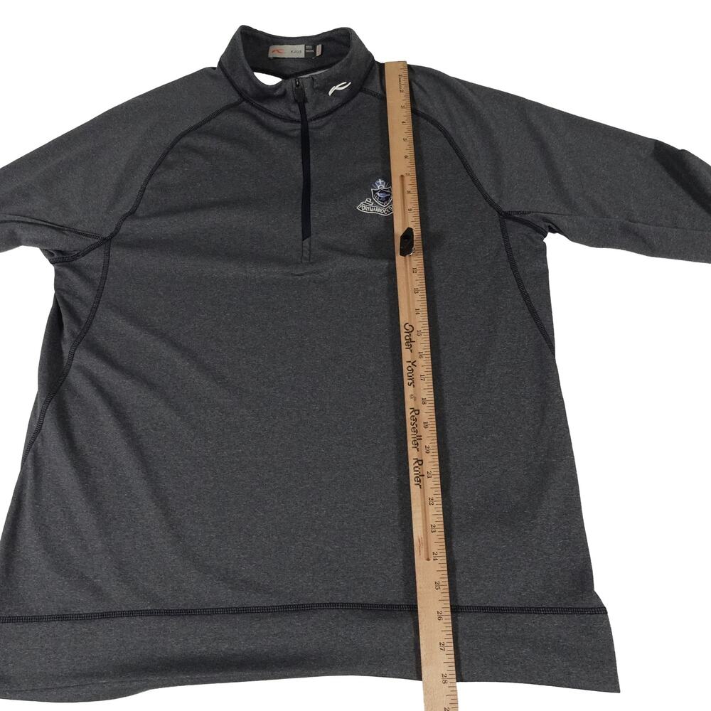 Portmarnock Golf Club KJUS Performance UPF 50+ 1/4 Zip Pullover Men's 56 2XL - Picture 4 of 7